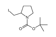 2-(碘甲基)-1-吡咯烷甲酸叔丁酯结构式