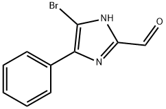 5-溴-4-苯基-1H-咪唑-2-甲醛结构式