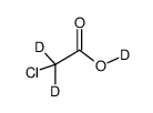 氯乙酸-d3结构式