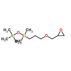 (3-glycidoxypropyl)pentamethyldisiloxane Structure