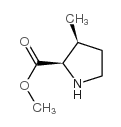 D-Proline, 3-methyl-, methyl ester, cis- (9CI) Structure