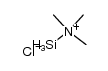 trimethyl-silanyl-ammonium, chloride Structure