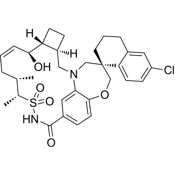 Mcl-1 inhibitor 9结构式