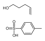 4-methylbenzenesulfonic acid,pent-4-en-1-ol结构式