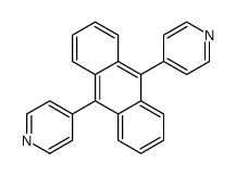 Pyridine, 4,4'-(9,10-anthracenediyl)bis- Structure