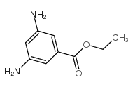 3,5-二氨基苯甲酸乙酯结构式