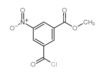 3-甲酰氯-5-硝基苯甲酸甲酯结构式