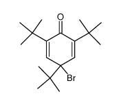 4-bromo-246-tri-tert-butyl-25-cyclohexadienone结构式
