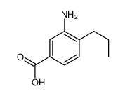3-amino-4-propylbenzoic acid结构式