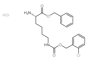 Nepsilon-2-氯-ZL-赖氨酸苄酯盐酸盐结构式