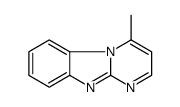 (9CI)-4-甲基嘧啶并[1,2-a]苯并咪唑结构式