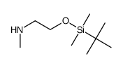 N-[2-(tert-Butyldimethylsilyloxy)ethyl]methylamine structure