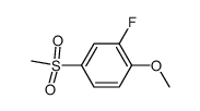 2-fluoro-1-methoxy-4-(methylsulfonyl)benzene Structure