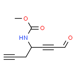 Carbamic acid,[4-oxo-1-(2-propynyl)-2-butynyl]-,methyl ester (9CI) Structure