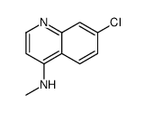 7-chloro-N-methylquinolin-4-amine Structure