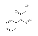 Propanamide,N-nitroso-N-phenyl- Structure