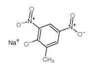 二硝基邻甲酚钠结构式