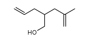 2-allyl-4-methyl-4-penten-1-ol结构式