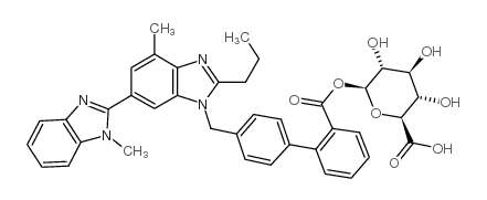 Telmisartan Acyl-β-D-Glucuronide结构式