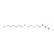 Azido-PEG2-C6-Cl结构式