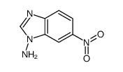 1H-Benzimidazol-1-amine,6-nitro-(9CI) structure