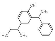Phenol,4-(1-methylpropyl)-2-(1-phenylethyl)- Structure