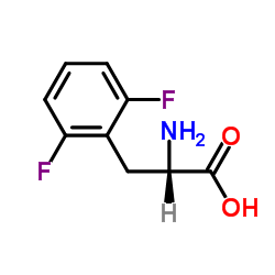 2,6-二氟-D-苯丙氨酸结构式