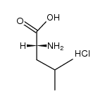 D-Leucine, hydrochloride structure