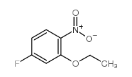 2-乙氧基-4-氟-1-硝基苯结构式
