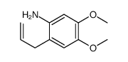 4,5-dimethoxy-2-prop-2-enylaniline结构式