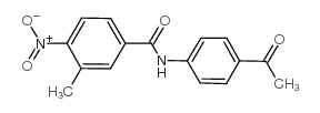 N-(4-acetylphenyl)-3-methyl-4-nitrobenzamide Structure