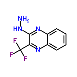 2-Hydrazino-3-(trifluoromethyl)quinoxaline Structure