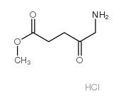 5-氨基-4-氧代戊酸甲酯结构式