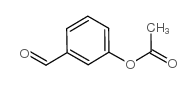 3-乙酰氧基苯甲醛结构式