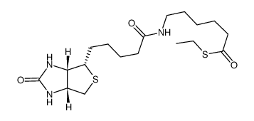 6-(生物素基氨基)硫代己酸 S-乙基酯结构式