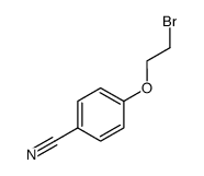 4-(2-溴乙氧基)苯甲腈结构式