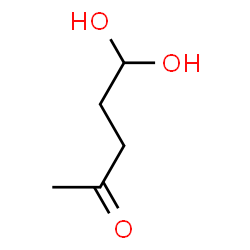 2-Pentanone, 5,5-dihydroxy- (9CI) Structure