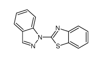2-indazol-1-yl-1,3-benzothiazole结构式