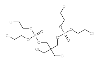 2,2-双氯甲基-三亚甲基-双[双(2-氯乙基)磷酸脂]结构式