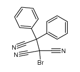 (Ph)2C(CN)C(CN)2Br Structure