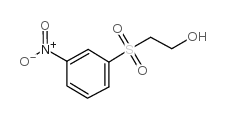 2-(3-硝基苯磺酰基)乙醇结构式