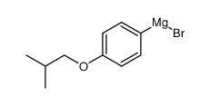 (4-isobutoxyphenyl)magnesium bromide Structure