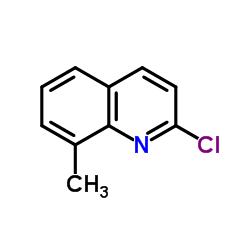 2-氯-8-甲基喹啉结构式