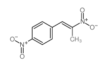 1-nitro-4-[(E)-2-nitroprop-1-enyl]benzene Structure