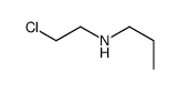 N-(2-chloroethyl)propan-1-amine结构式