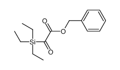benzyl 2-oxo-2-triethylsilylacetate Structure