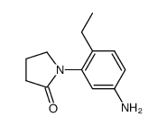 1-(3-amino-6-ethyl-phenyl)-pyrrolidin-2-one Structure