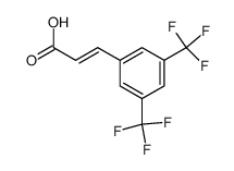 3,5-bis(trifluoromethyl) cinnamic acid Structure