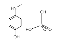 4-(Methylamino)phenol sulfate Structure