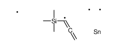 trimethyl(3-trimethylstannylprop-1-ynyl)silane Structure